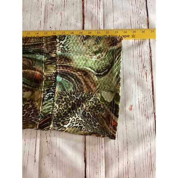 Toni Morgan Jacket Women's L Short Full Zip Floral Animal Print Clear Sequins - Picture 12 of 14